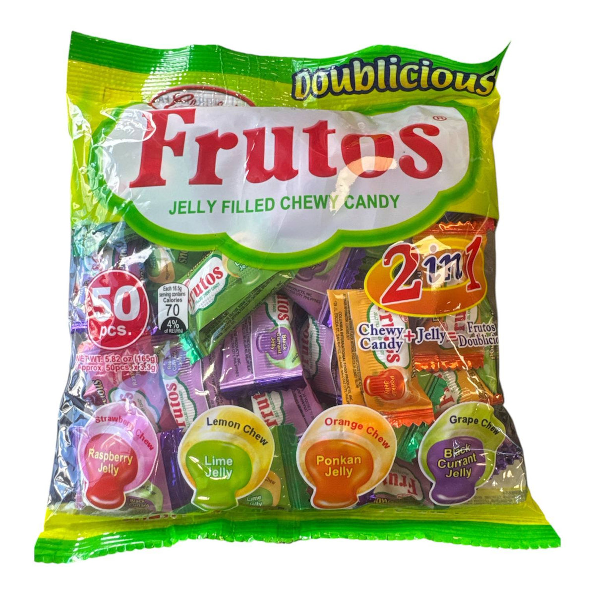 COLUMBIA'S FRUTOS CHEWY CANDY