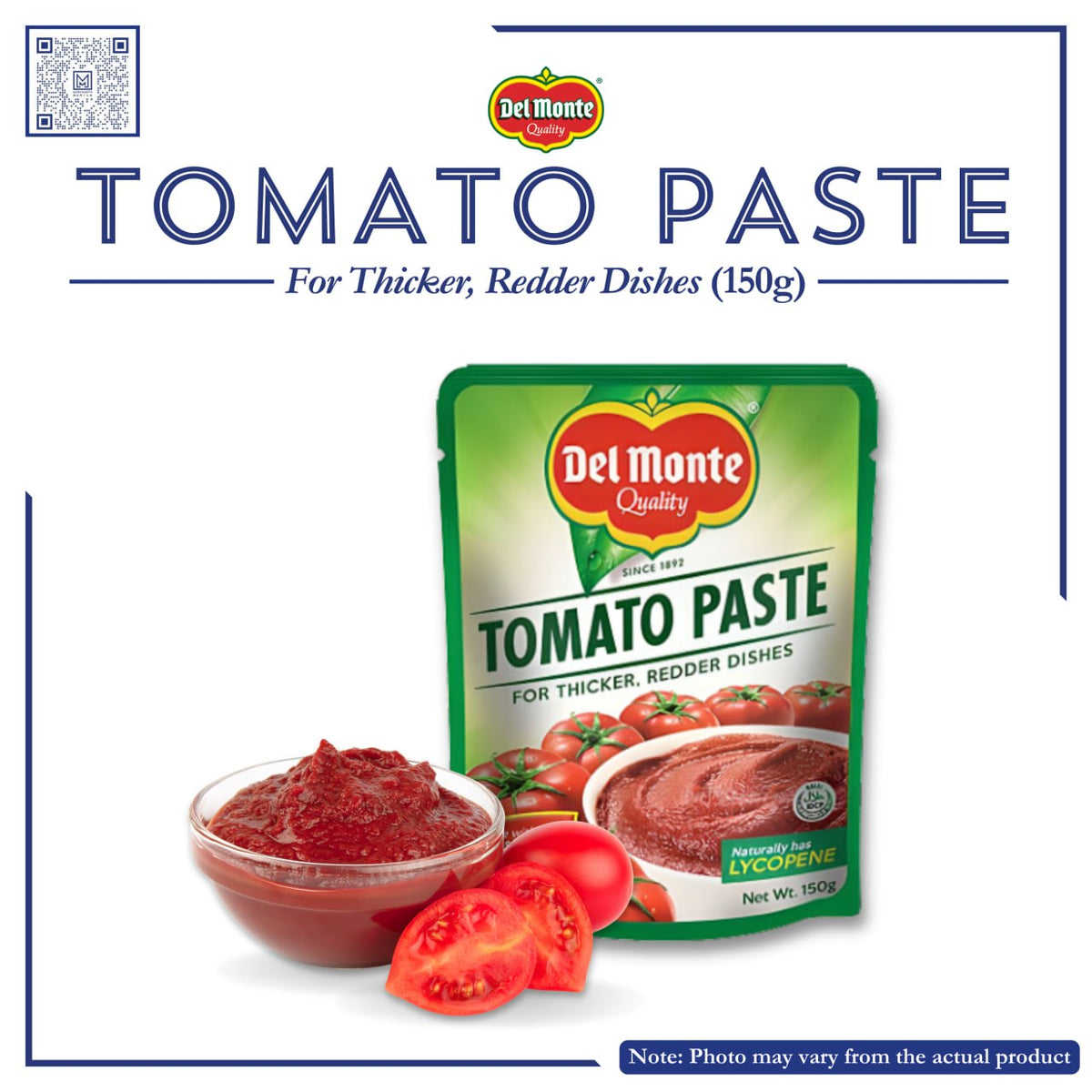 DEL MONTE TOMATO PASTE 150G