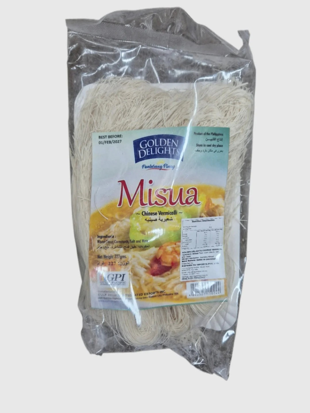 GOLDEN DELIGHTS MISUA 227g