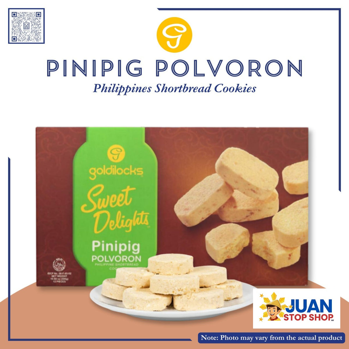 GOLDILOCKS POLVORON PINIPIG 12X25G