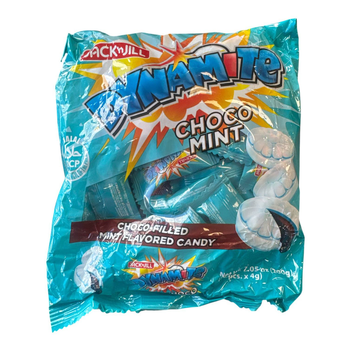 JACK N JILL DYNAMITE CHOCO MINT 200g