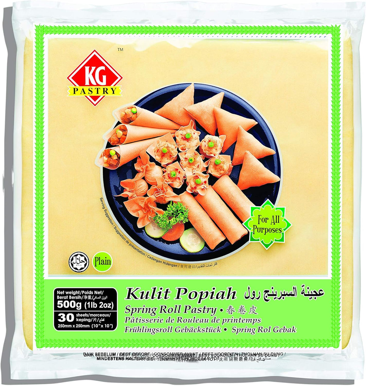 KG PASTRY SPRING ROLL 250MM