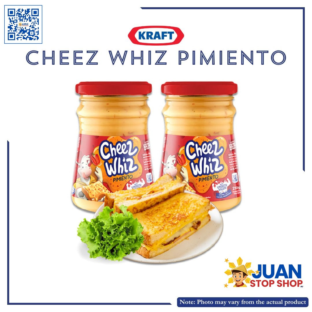 KRAFT CHEEZ WHIZ PIMIENTO 210G