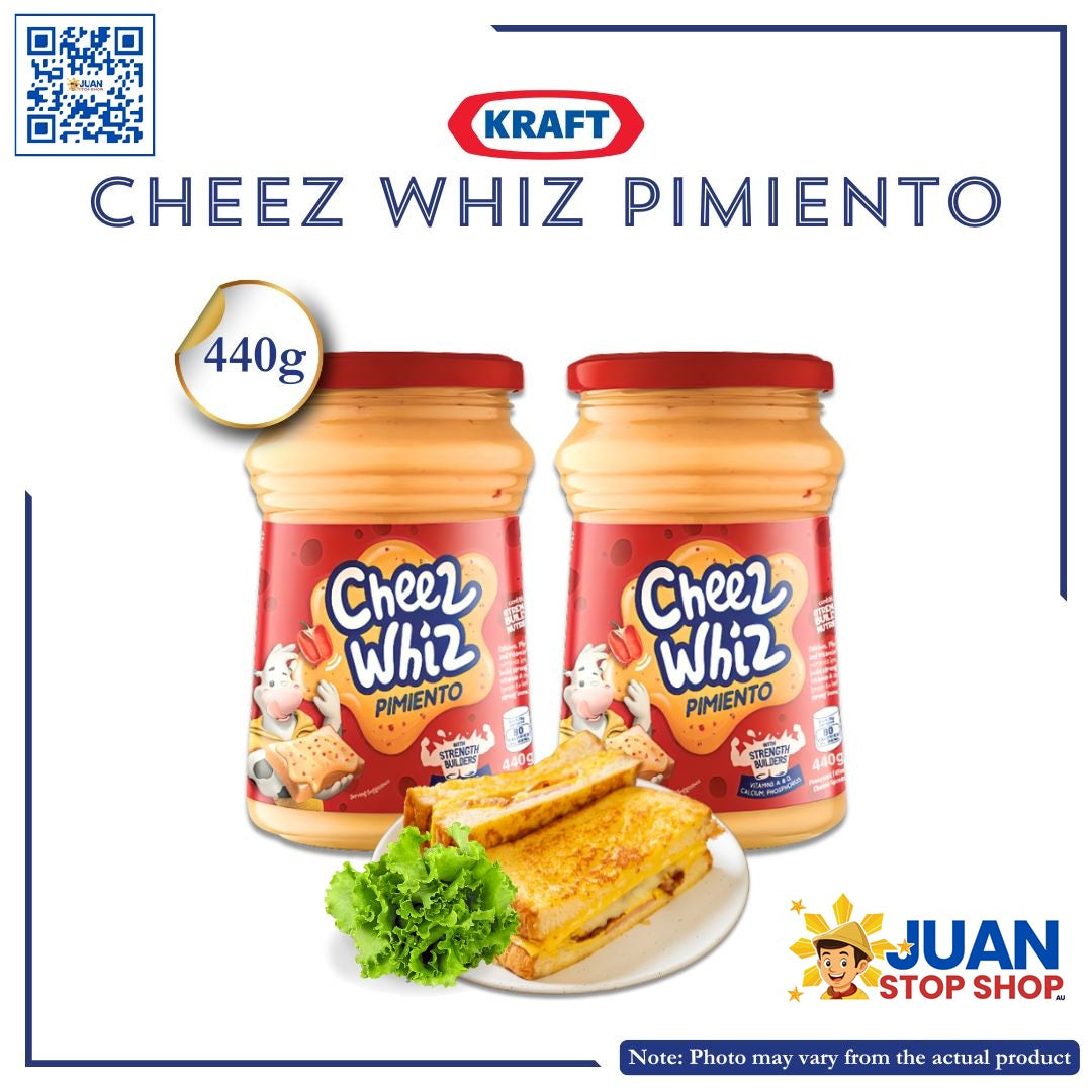 KRAFT CHEEZ WHIZ PIMIENTO 440G
