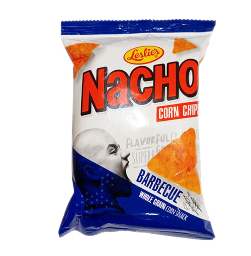 LESLIES NACHO CORN CHIPS 100g