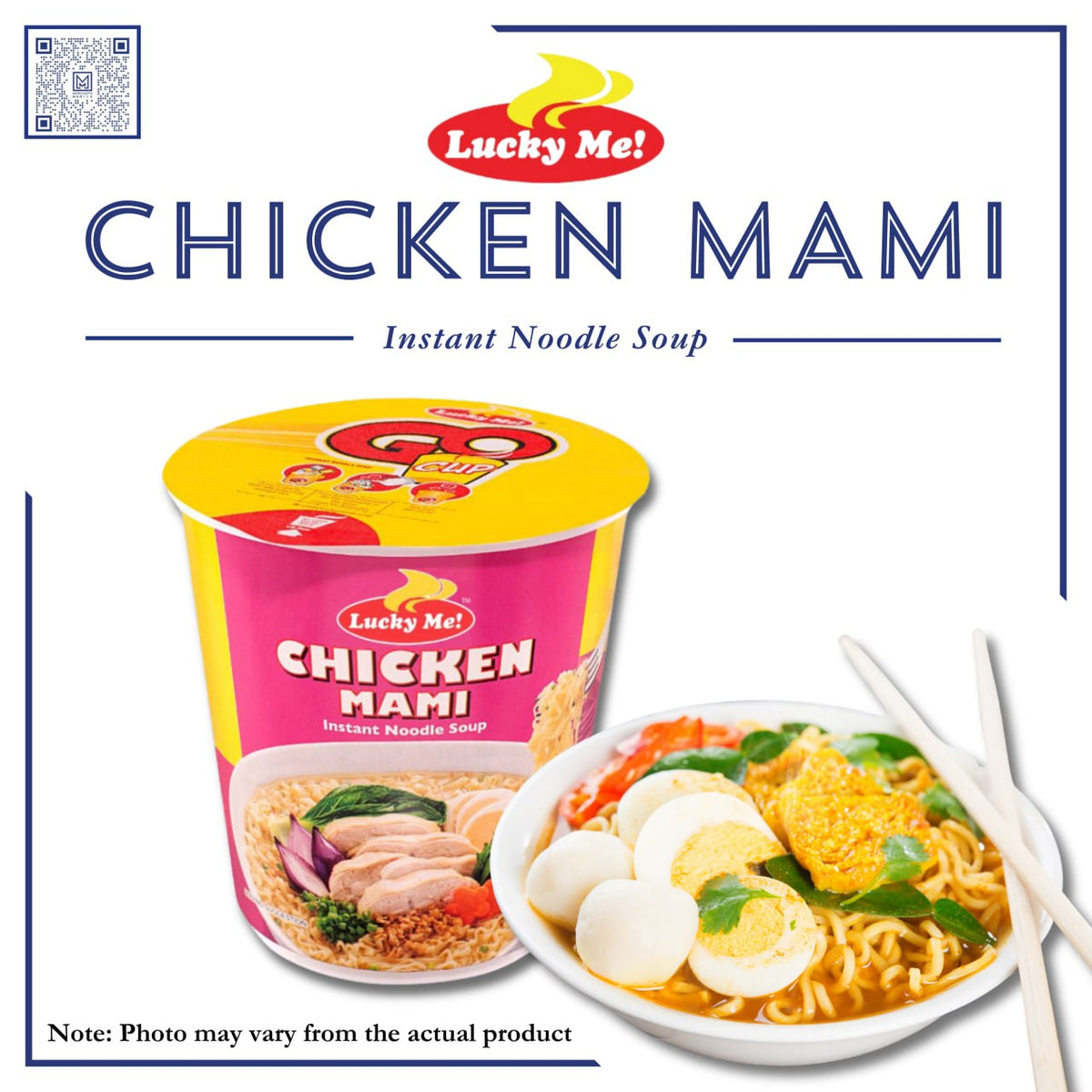LUCKY ME CHICKEN MAMI INSTANT NOODLES 70g