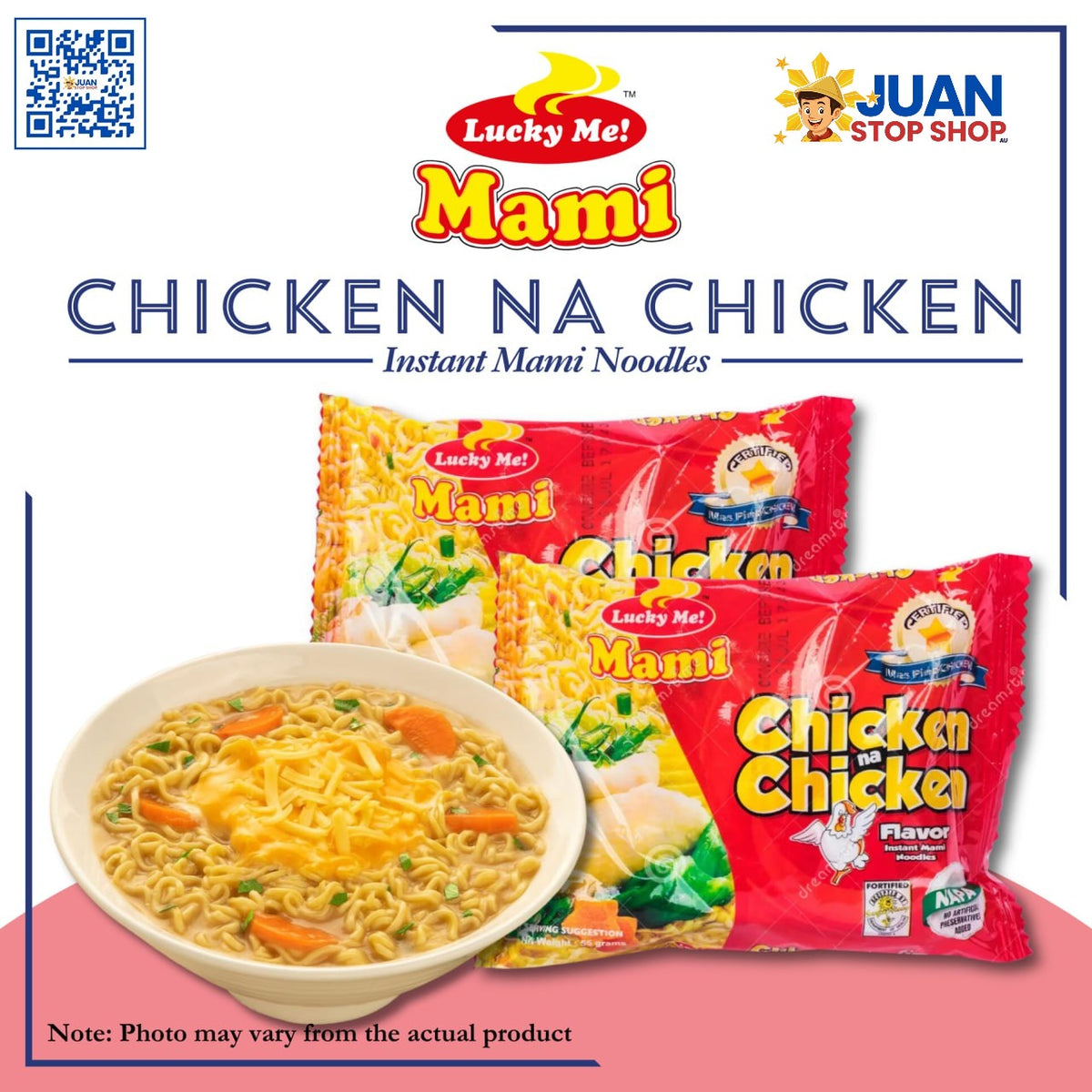 LUCKY ME CHICKEN NA CHICKEN 6X55G