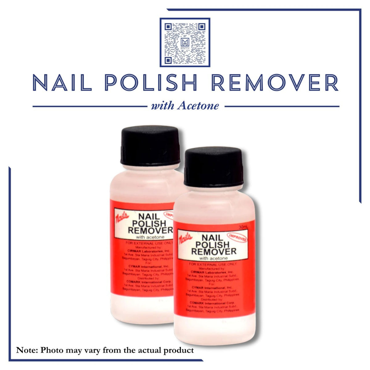 NAILS NAIL POLISH REMOVER (ACETONE) 120ML