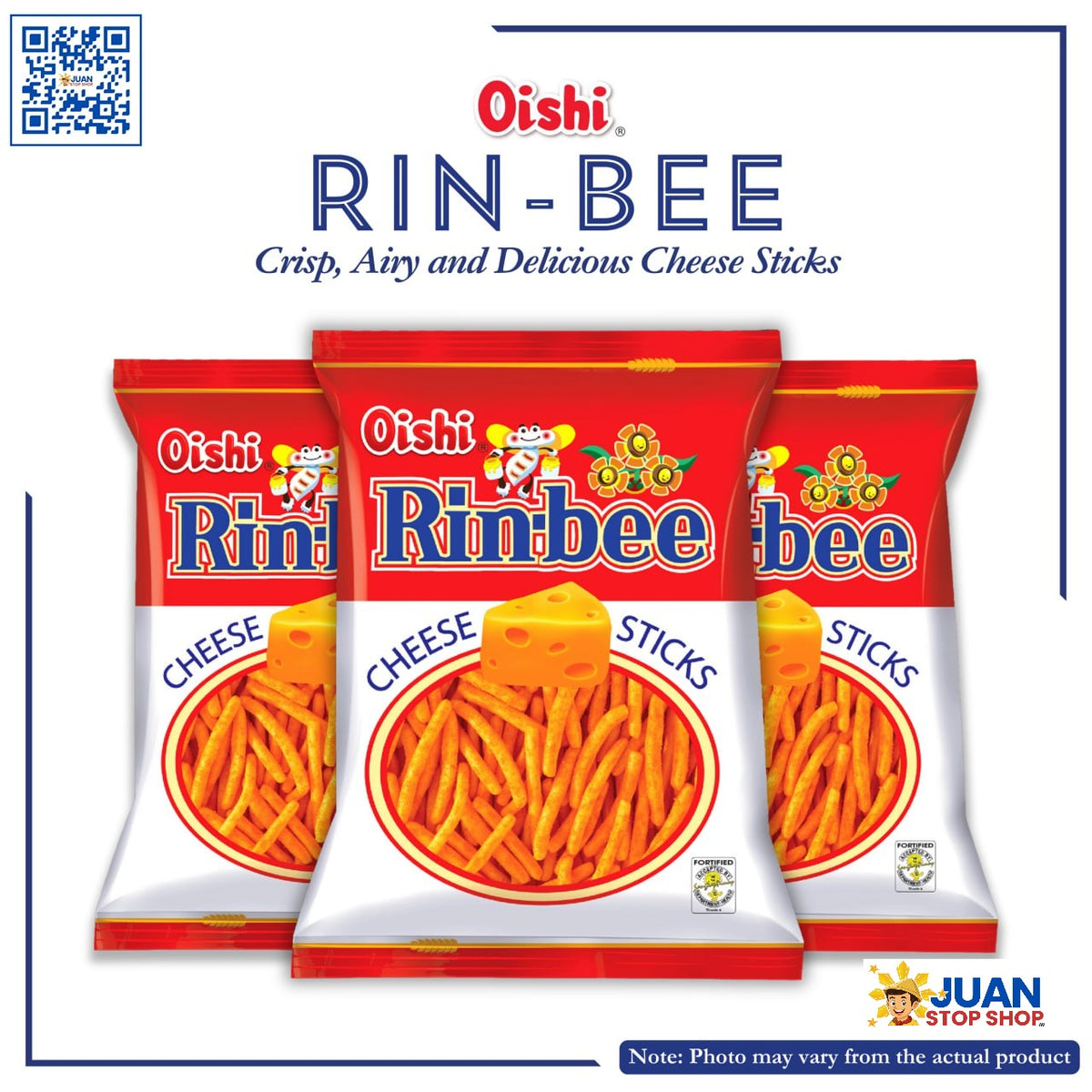 OISHI RINBEE CHEESE STICKS 85G (BBD 25/02/2027)