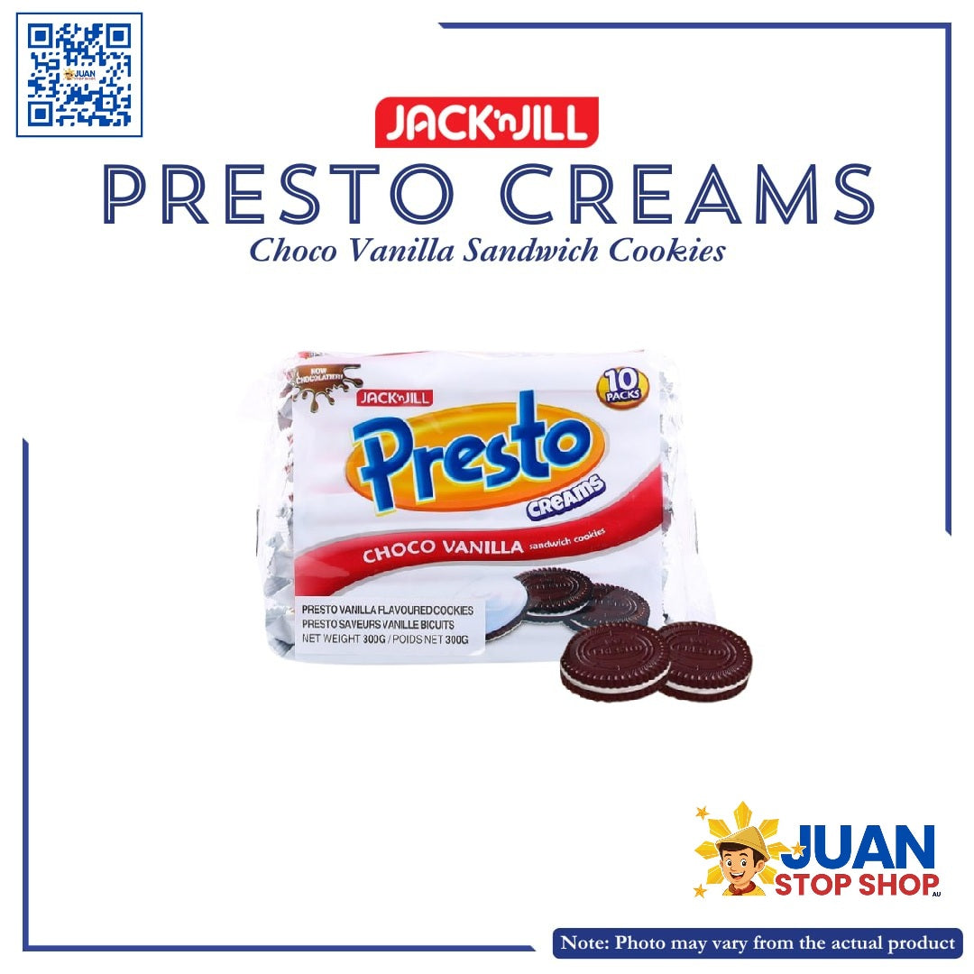 PRESTO CREAM VANILLA 10X30G