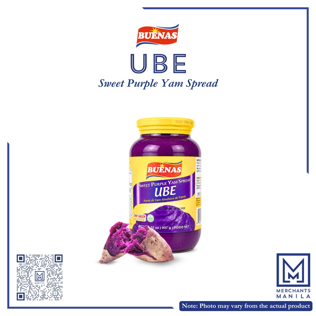 BUENAS SWEET PURPLE YAM SPREAD 907g