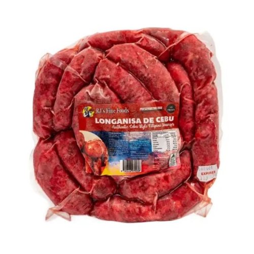 RJ'S FINE FOODS LONGANISA DE CEBU 8 PCS