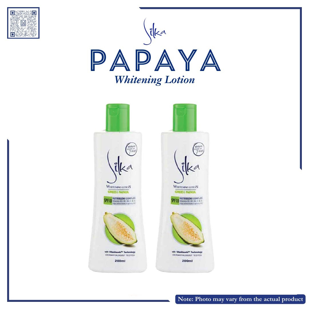 SILKA PAPAYA LOTION GREEN 6X200ML