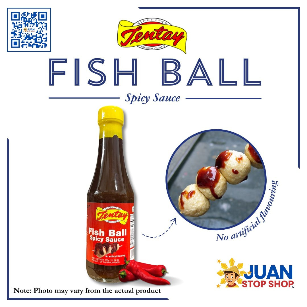 TENTAY FISHBALL SAUCE SPICY 330ML