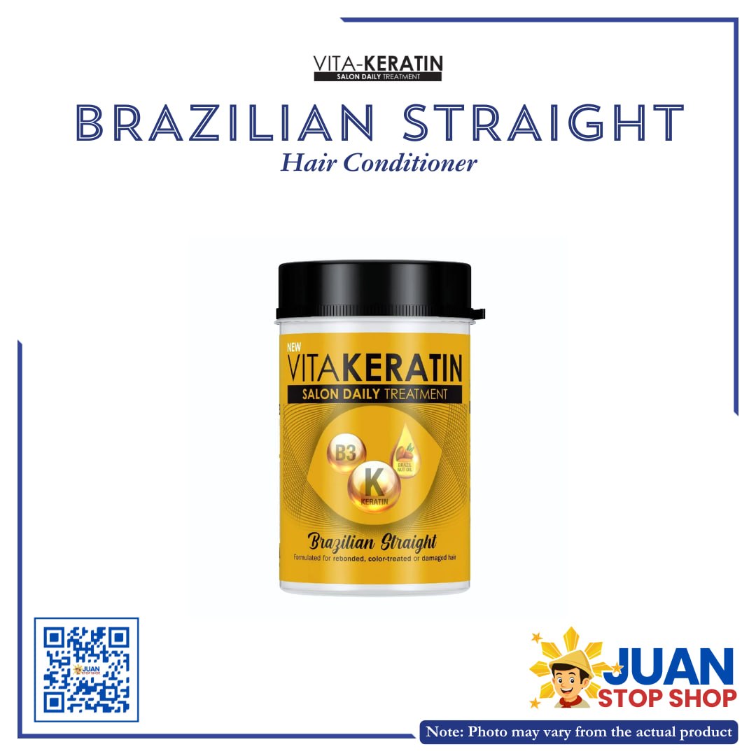VITAKERATIN SALON HAIR TREATMENT (BRAZILIAN STRAIGHT) 650ml