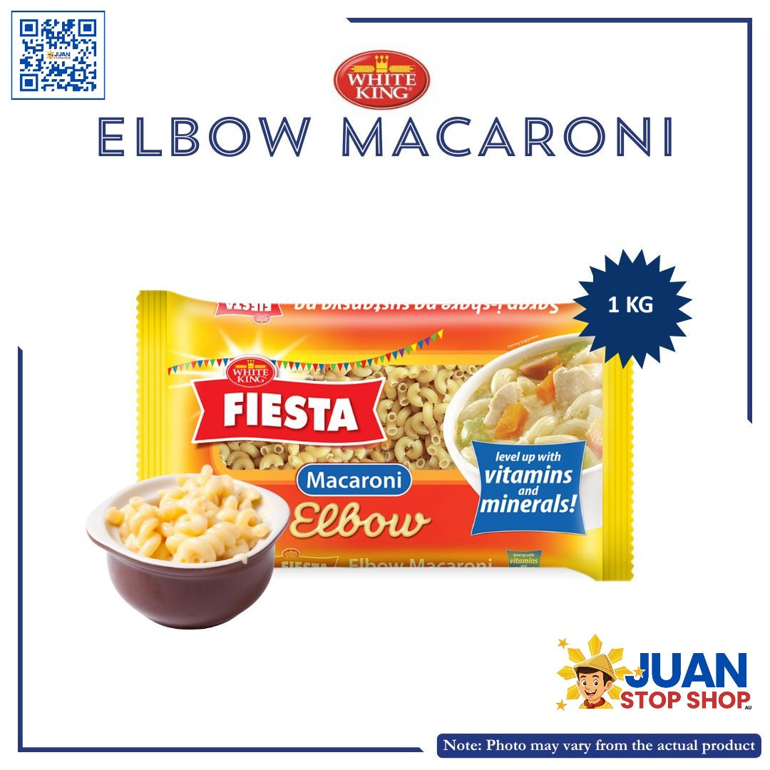 WHITE KING ELBOW MACARONI PASTA 1KG