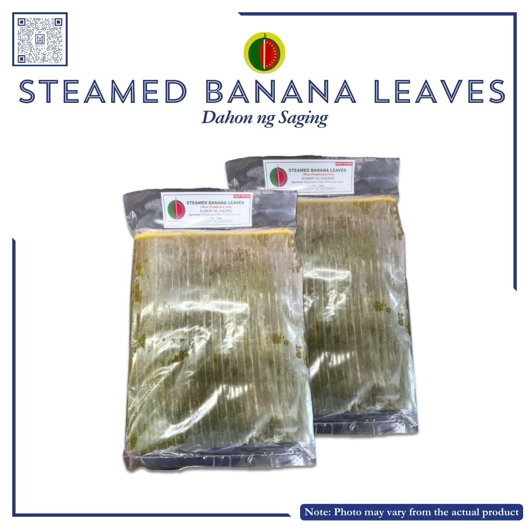 WM STEAMED BANANA LEAVES 1000grms