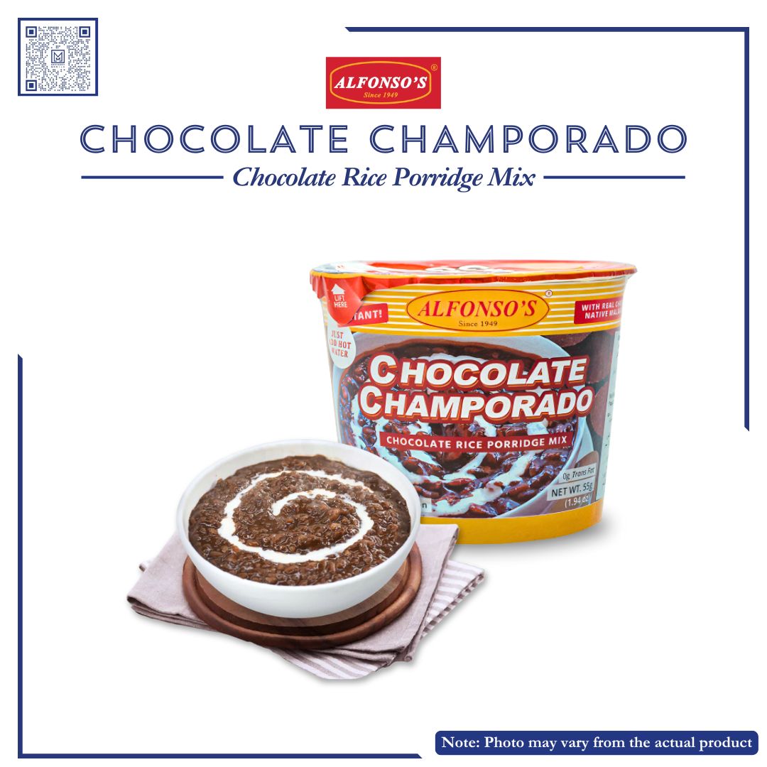 ALFONSO'S CHOCOLATE CHAMPORADO IN A CUP 55G
