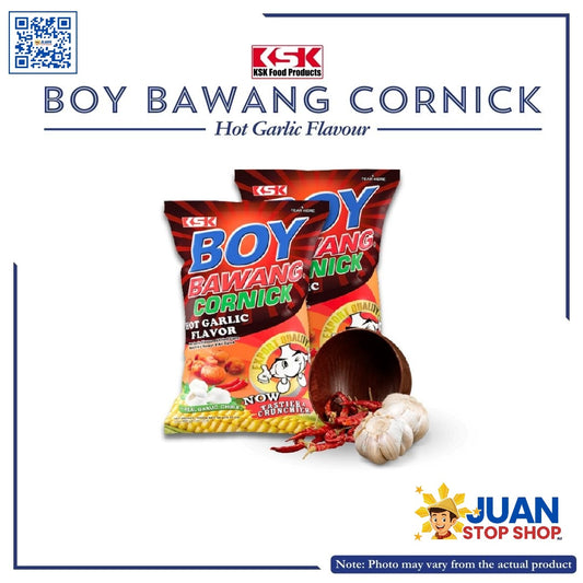 BOY BAWANG CORNICK HOT GARLIC FLAVOR 90G