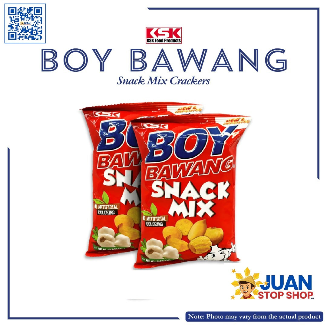BOY BAWANG SNACK MIX GARLIC FLAVOR 85G