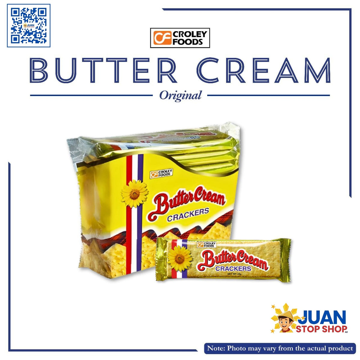 CROLEY BUTTER CREAM CRACKERS ORIGINAL (10X25G)