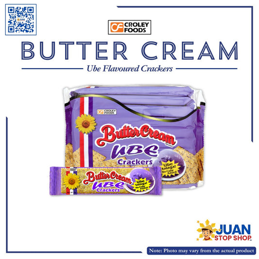 BUTTER CREAM CRACKERS UBE 10X25G