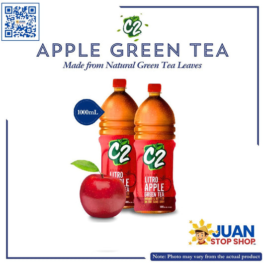 C2 GREEN TEA APPLE 1L