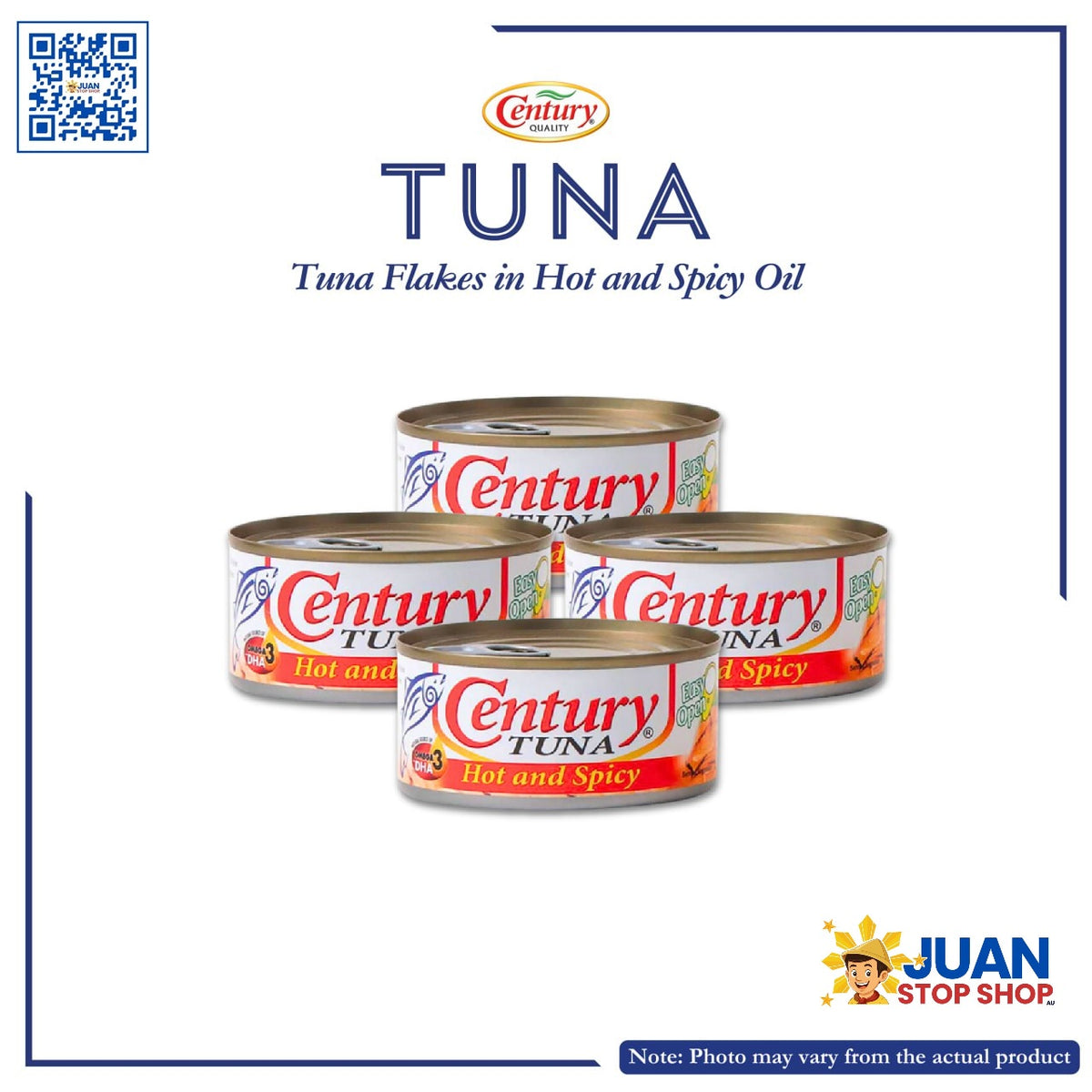 CENTURY TUNA HOT & SPICY 180G