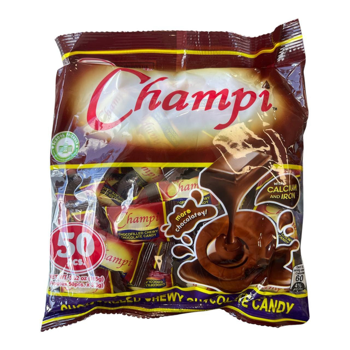 CHAMPI CHOCOLATE CHEWY 50PCS