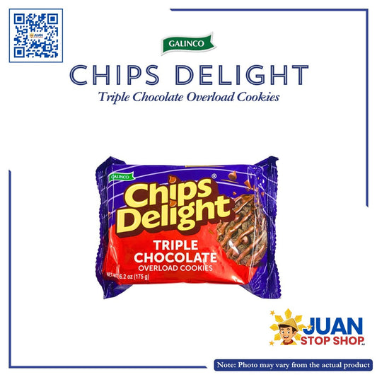 GALINCO CHIPS DELIGHT TRIPLE CHOCOLATE  OVERLOAD COOKIES 175G