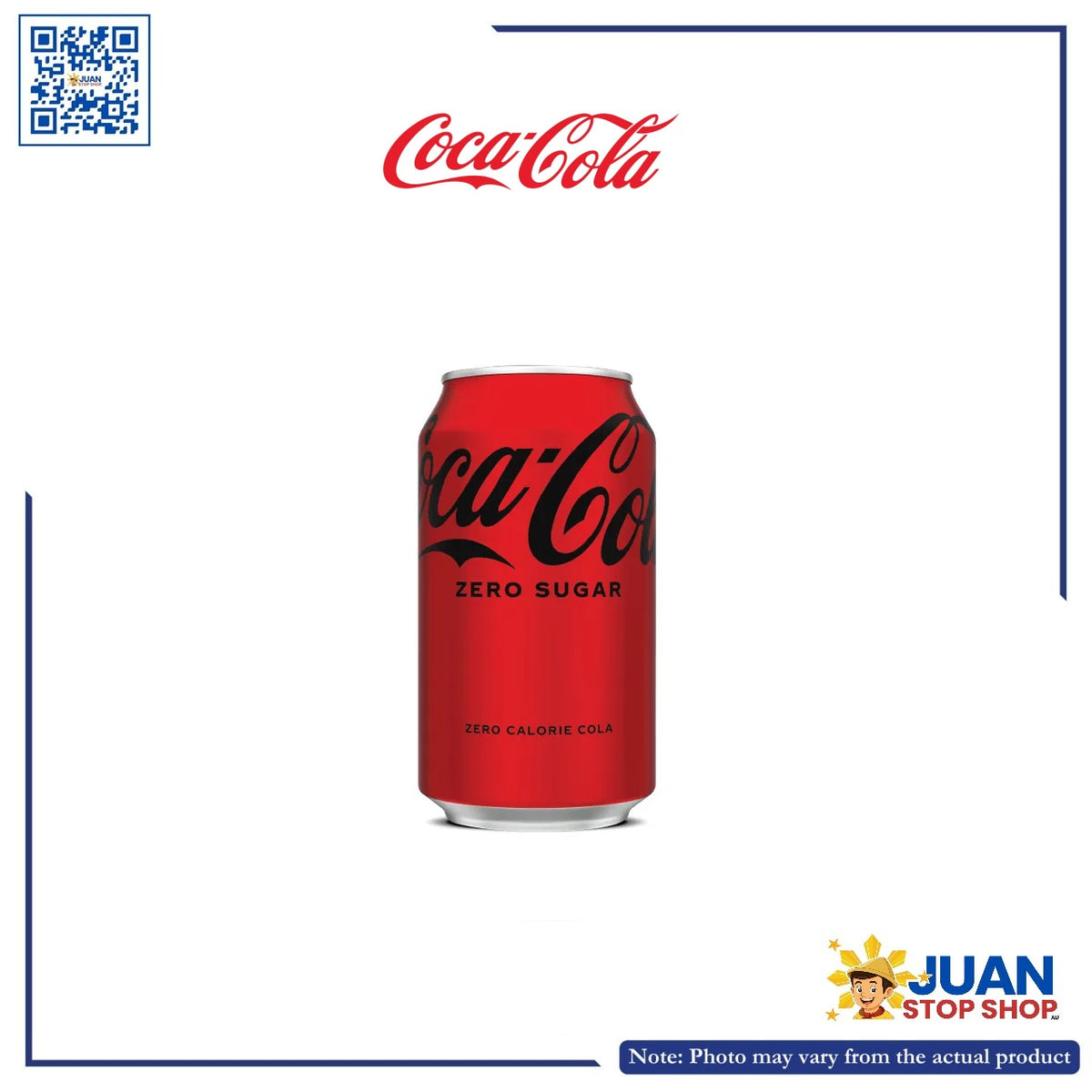 COKE NO SUGAR IN CAN 355ML