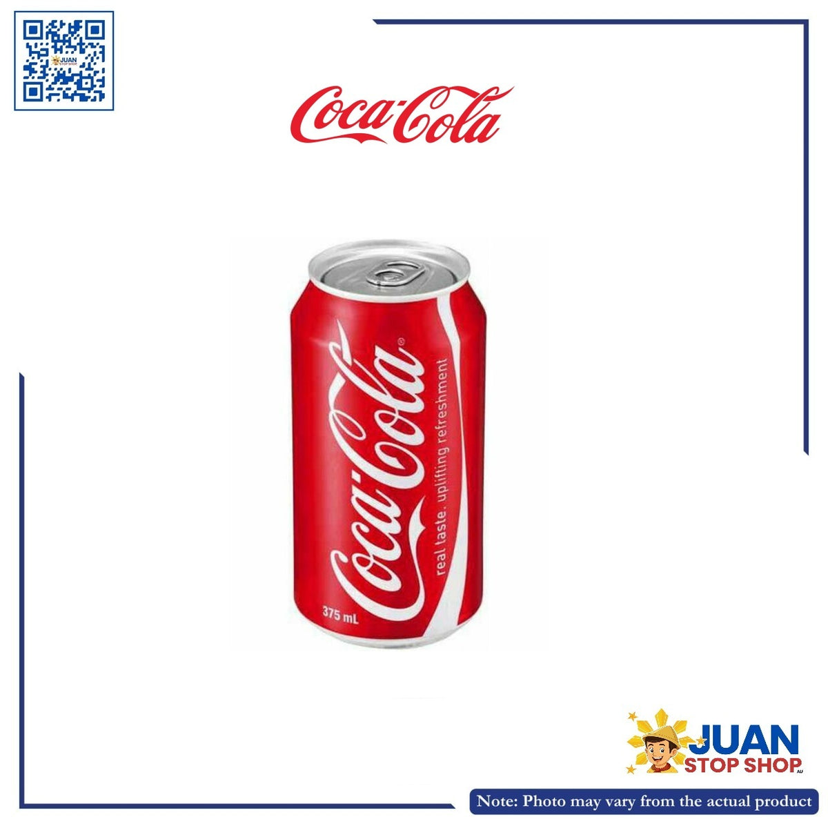 COKE IN CAN 375ML