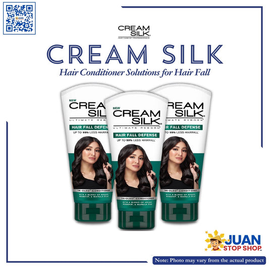 CREAM SILK HAIRFALL DEFENSE (GREEN) 180ML