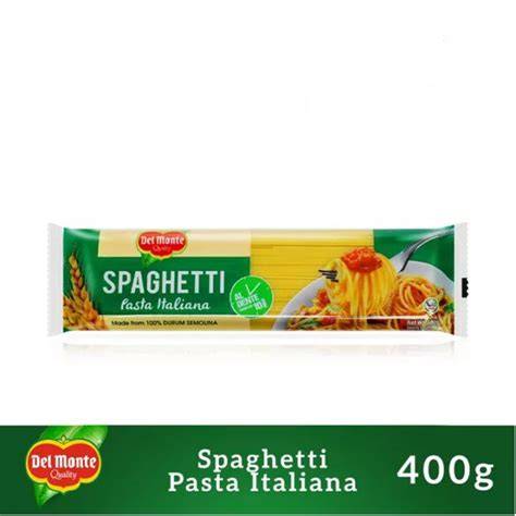 DEL MONTE SPAGHETTI PASTA ITALIANA 400g