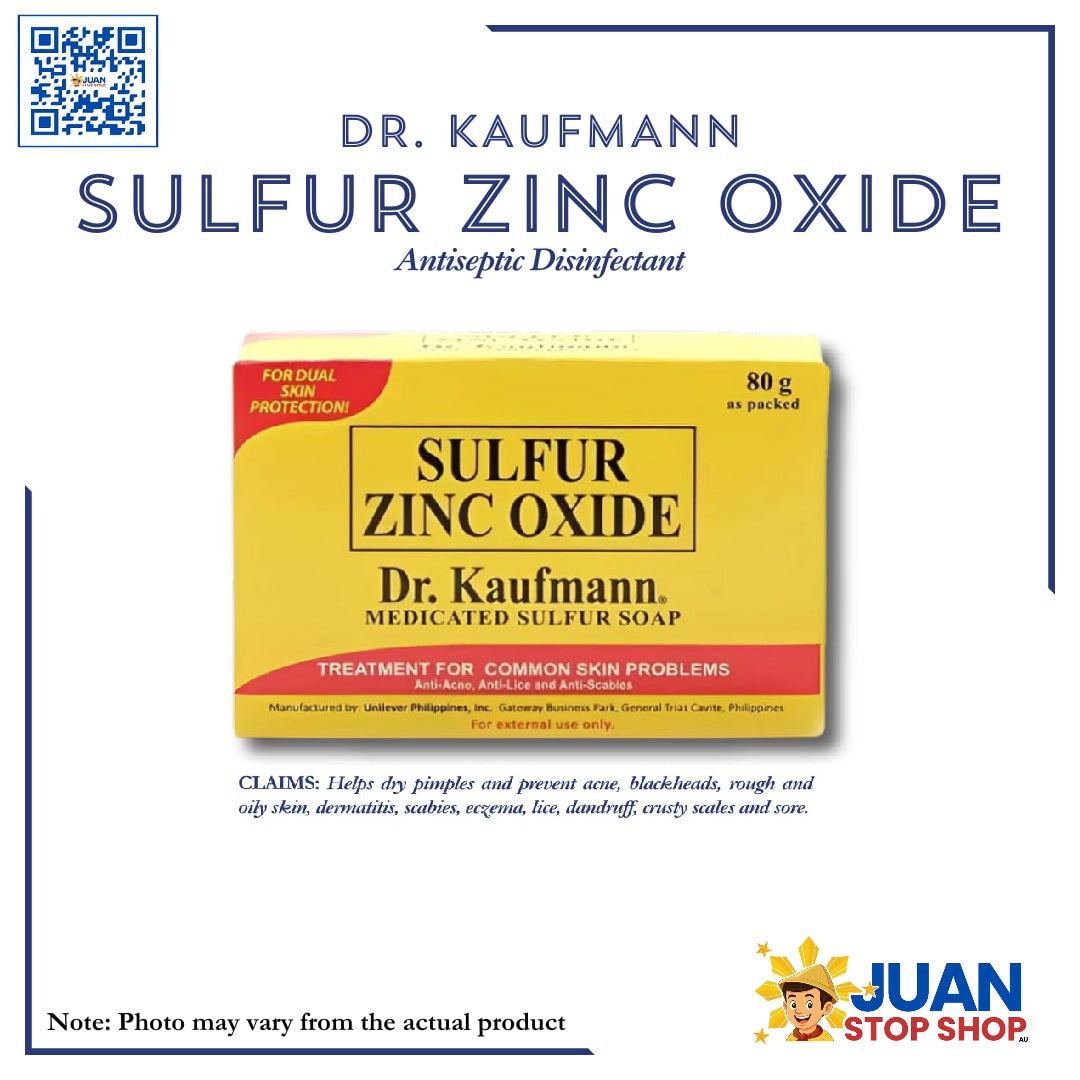 DR KAUFFMAN SULFUR MEDICATED SOAP 80G.