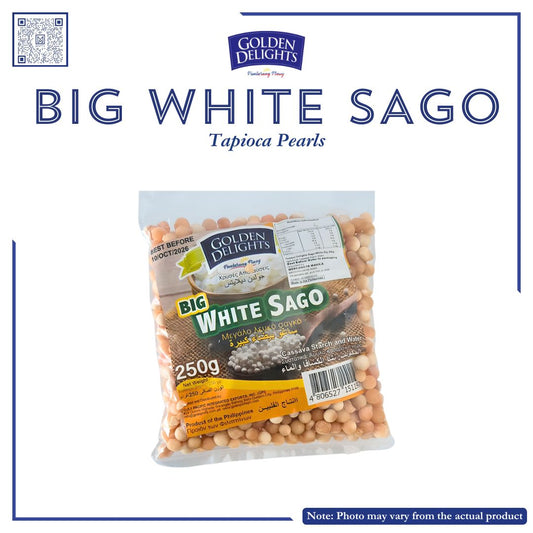 GOLDEN DELIGHTS SAGO WHITE BIG 250G