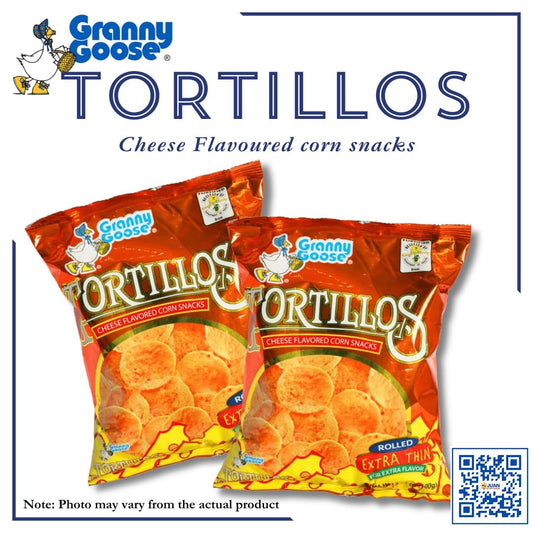 GRANNY GOOSE TORTILLOS CHEESE (SMALL BAGS) 100G