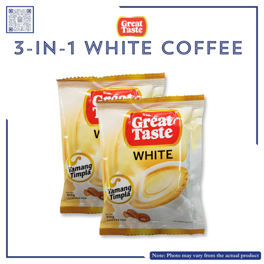 GREAT TASTE 3 IN 1 WHITE COFFEE 10X30G