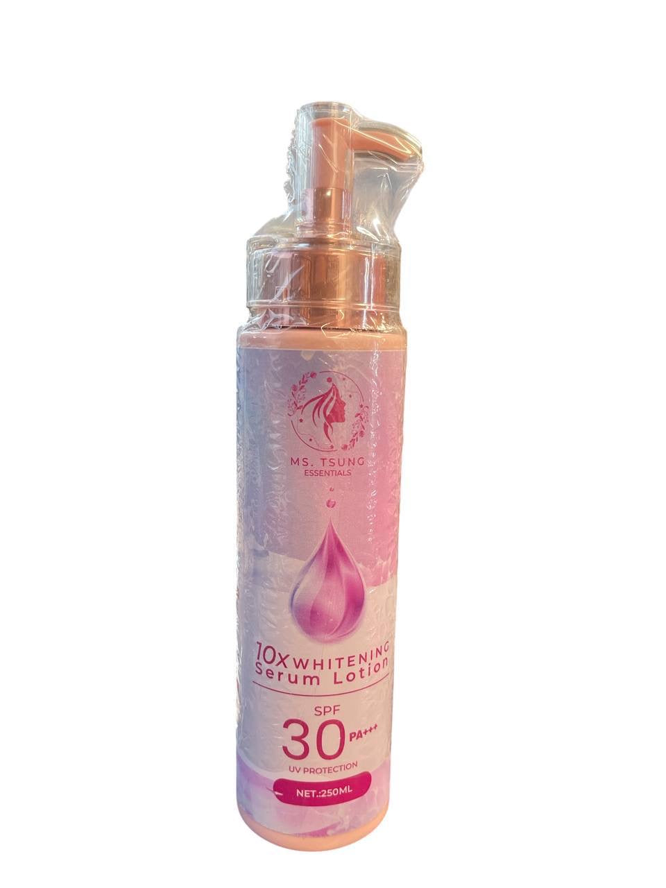 MS. TSUNG ESSENTIALS 10X WHITENING SERUM LOTION 250ML SPF35 UV PROTECTION (BBD 10/2027)