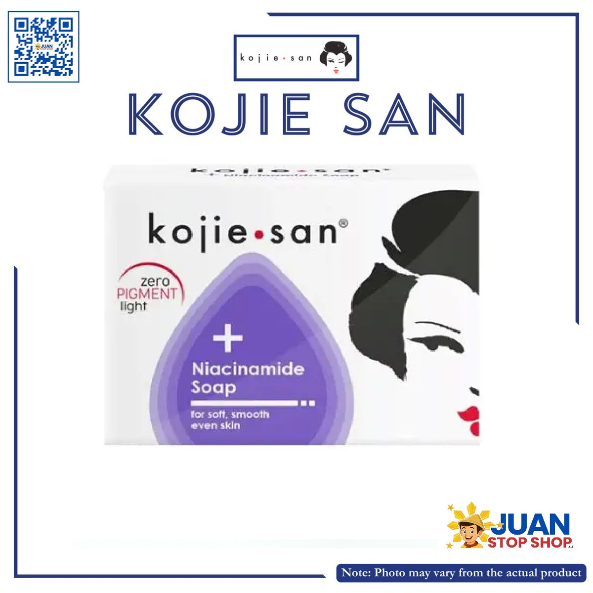 KOJIE SAN PLUS NIACINAMIDE SOAP 100G