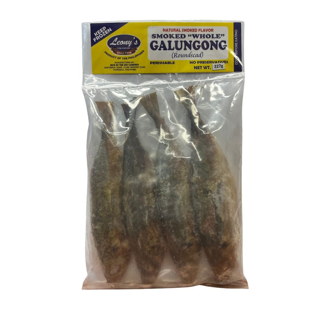 LEONY'S SMOKED ROUND SCUD GALUNGGONG 227G