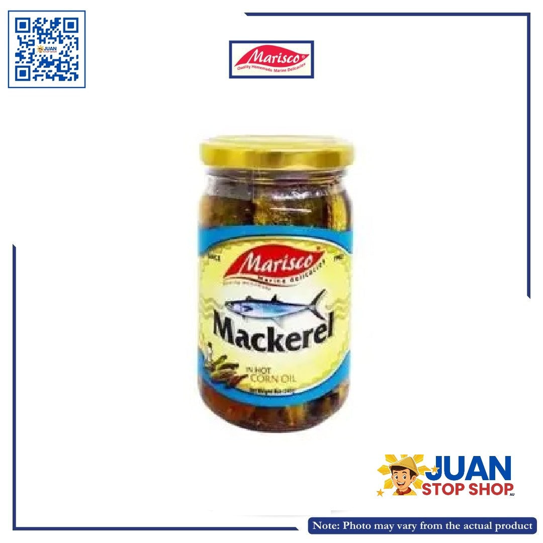 MARISCO MACKEREL IN HOT CORN OIL 240g