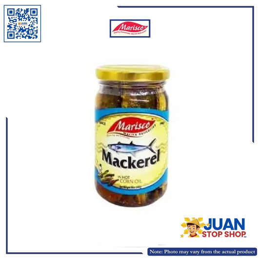 MARISCO MACKEREL IN HOT CORN OIL 240g