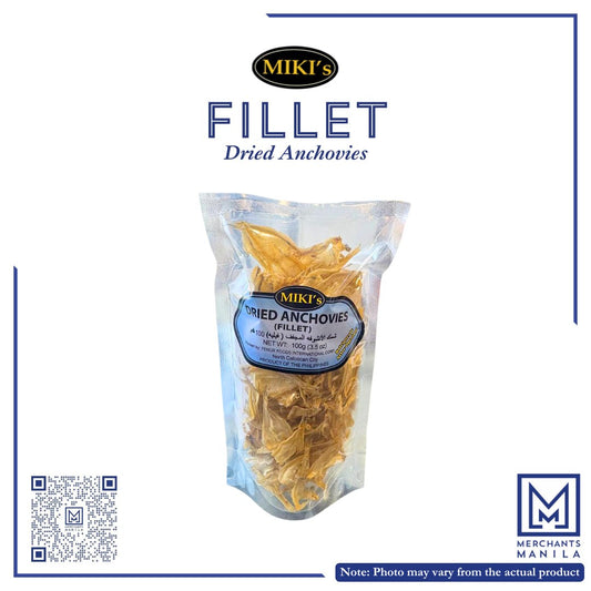 MIKI'S DRIED ACHOVIES (FILLET) 100G