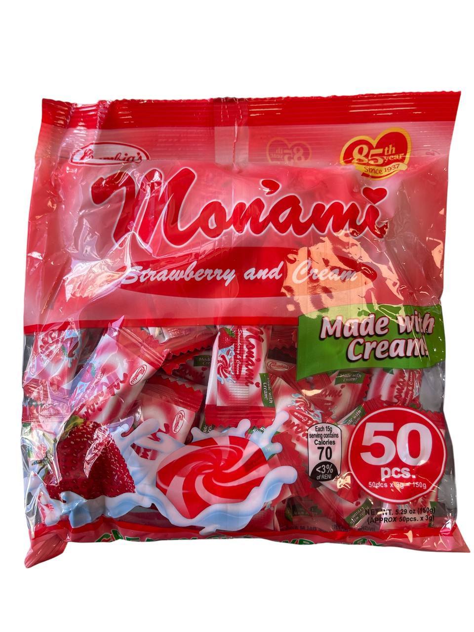 MONAMI STRAWBERRY & CREAM 150g