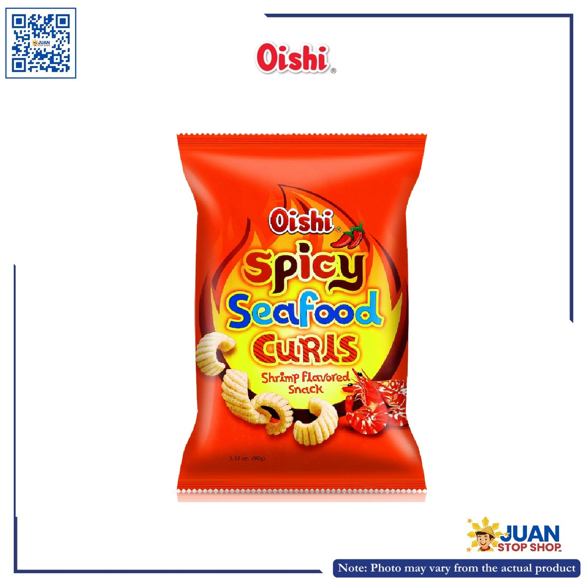 OISHI SPICY SEAFOODS CURLS