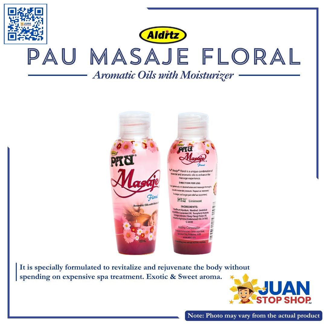 ALDRTZ PAU MASAJE FLORAL 60ml