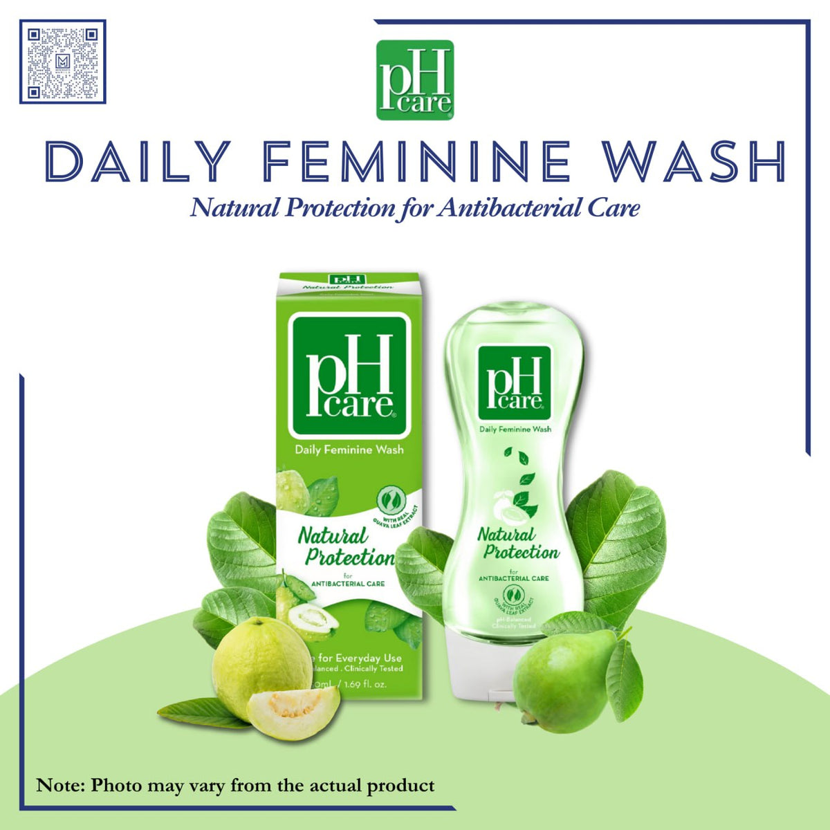 PH CARE DAILY FEMININE WASH NATURAL PROTECTION 50ML