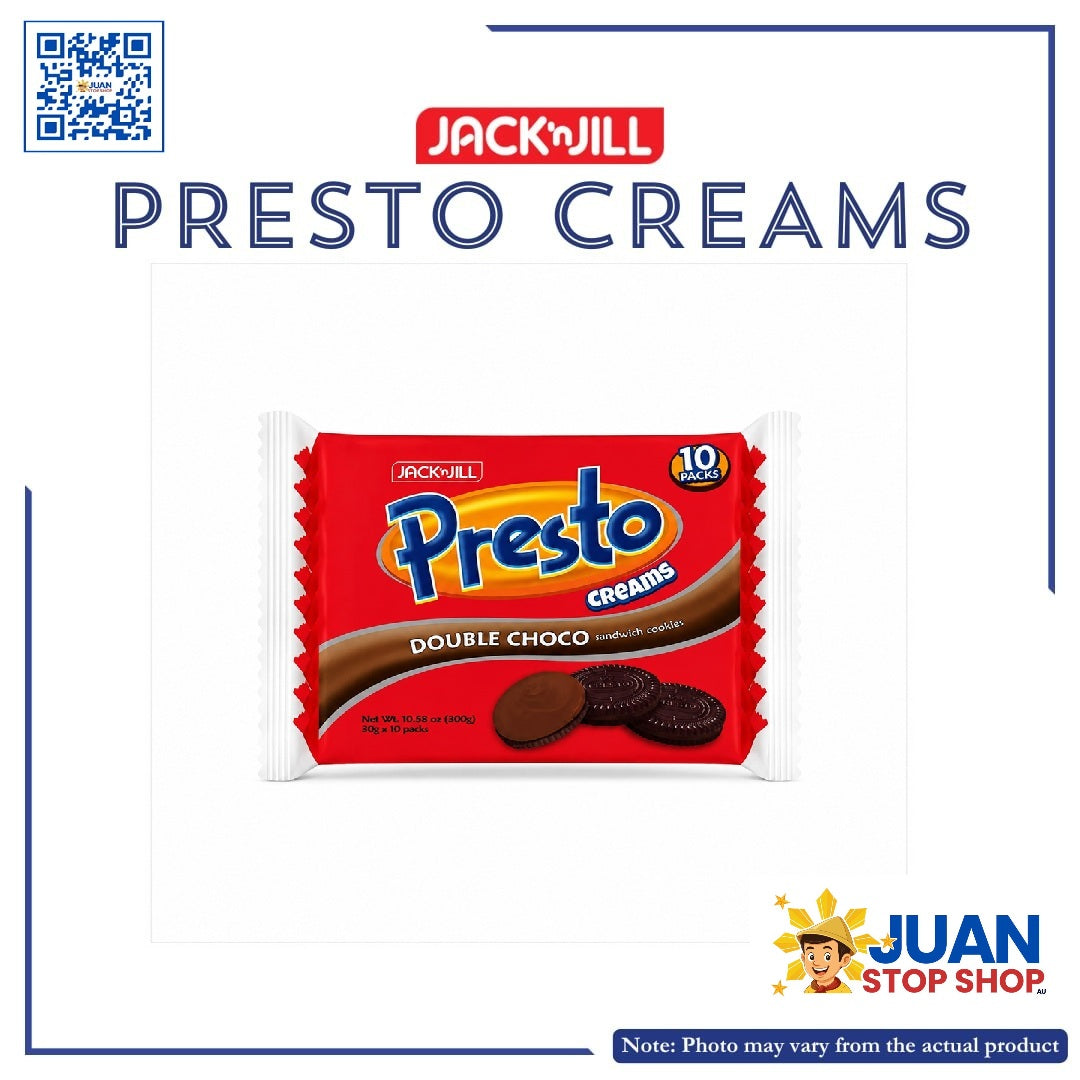PRESTO CREAM DOUBLE CHOCOLATE 10X30G