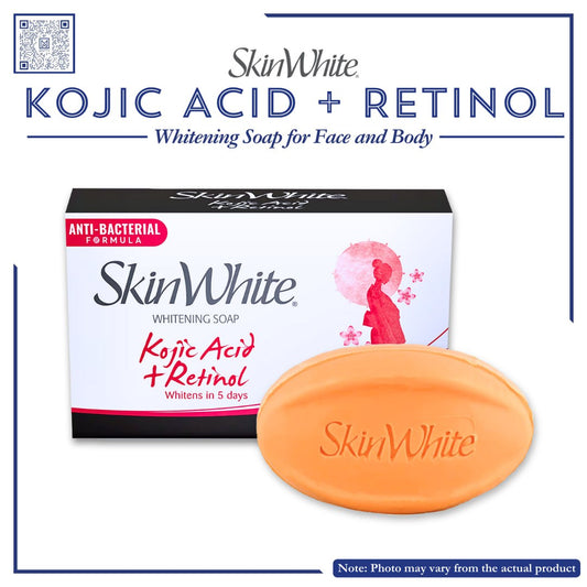 SKIN WHITE KOJIC ACID + RETINOL SOAP 90G